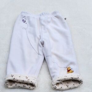 Cozy White Kids Pants with Linkngs Size 18m